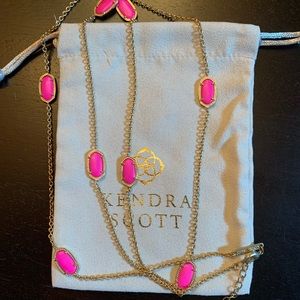 Kendra Scott Long Multi Stone Necklace